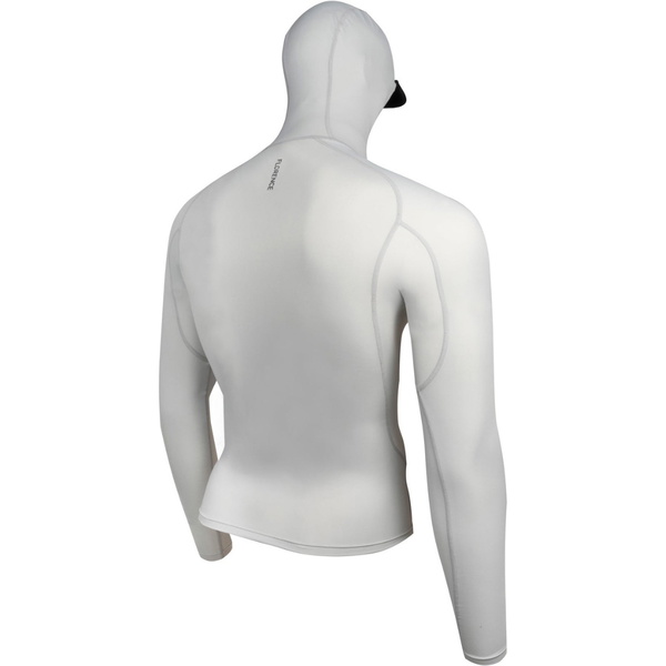 2026 Florence Marine X Heren Lycra-vest Met Lange Mouwen En Capuchon FMSS00030 - Silver